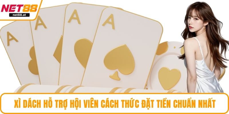 Xì Dách hỗ trợ hội viên cách thức đặt tiền chuẩn nhất